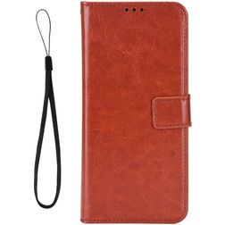 Mobigear Wallet TCL 30 Hülle Klapphülle Geldbörse - Braun