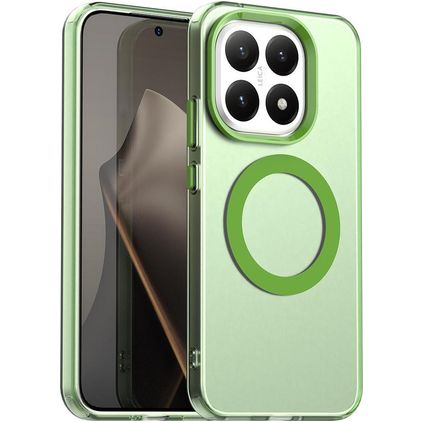 Mobigear Shockproof Xiaomi 15T MagSafe Hülle Hardcase Backcover - Grün