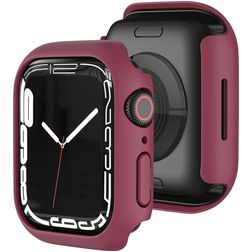 Mobigear Colors Dünn Apple Watch - 41 mm Hardcase Hülle - Weinrot