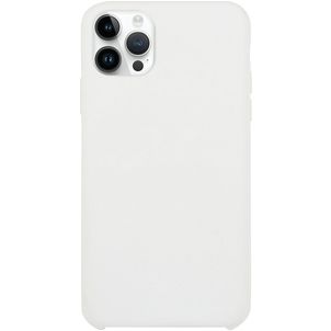 Mobigear Rubber Touch iPhone 15 Pro Silikon Hülle Backcover - Weiß