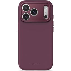 Decoded AntiMicrobial iPhone 18 Pro Silikon MagSafe Hülle Backcover - Plum