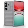 Mobigear Bumpy Samsung Galaxy S26 Hülle Flexibles TPU Backcover - Grau