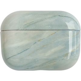 Mobigear Marble Apple AirPods Pro 2 Hardcase Hülle - Blau / Grau