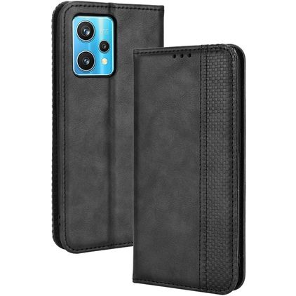 Mobigear Sensation Realme 9 Pro Plus Hülle Klapphülle Geldbörse - Schwarz