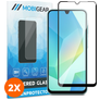 Mobigear Premium Samsung Galaxy A17 Panzerglas Gehärtetes Glas Displayschutz - Hüllenfreundlich - Schwarz (2er Pack)