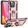 Mobigear Armor Ring Xiaomi Redmi 10C Hülle Hardcase Backcover Stoßfest mit Ringhalter - Roségold