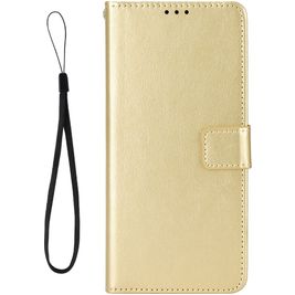 Mobigear Wallet HONOR X7 Hülle Klapphülle Geldbörse - Gold