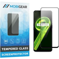 Mobigear Premium Realme 9 4G Panzerglas Gehärtetes Glas Displayschutz - Hüllenfreundlich - Schwarz