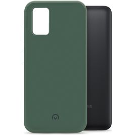 Mobilize Rubber Gelly Samsung Galaxy A03s Hülle Flexibles TPU Backcover - Matt Green
