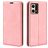 Mobigear Retro Slim OPPO Reno 7 4G Hülle Klapphülle Geldbörse - Pink