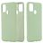 Mobigear Rubber Touch Samsung Galaxy M51 Silikon Backcover - Grün