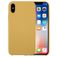 Mobigear Colors iPhone X Silikon Hülle Backcover - Gelb