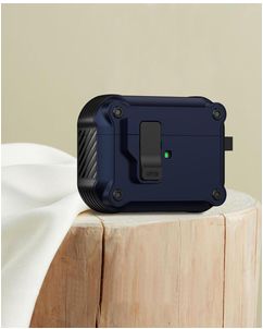 Mobigear Armor Clip Apple AirPods Pro 3 Hardcase Hülle - Blau