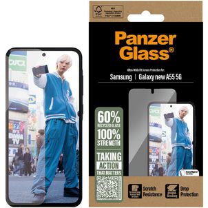 PanzerGlass Ultra-Wide Fit Samsung Galaxy A56 Gehärtetes Glas Displayschutz - Hüllenfreundlich