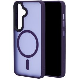 Mobiparts Hardcover Samsung Galaxy S25 MagSafe Hülle Hardcase Backcover - Satin Purple