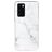 Mobigear Marble Huawei P40 Hülle Flexibles TPU Backcover - Weiß