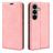 Mobigear Retro Slim Samsung Galaxy S26 Hülle Klapphülle Geldbörse - Pink