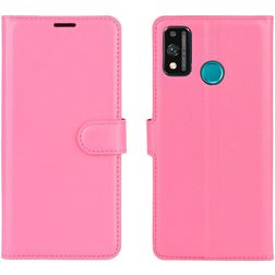 Mobigear Classic HONOR 9X Lite Hülle Klapphülle Geldbörse - Magenta