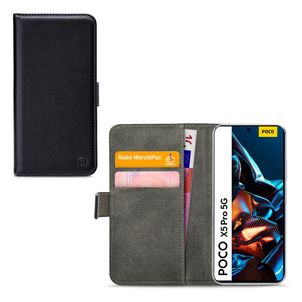 Mobilize Classic Gelly Wallet POCO X5 Pro Hülle Klapphülle Geldbörse - Schwarz