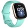 Mobigear Sport Dual Silikon Fitbit Sense Armband Drückerschließe - Türkis