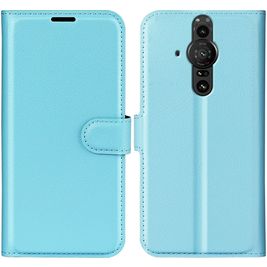 Mobigear Classic Sony Xperia Pro-I Hülle Klapphülle Geldbörse - Blau