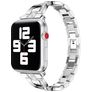 Mobigear Prague Edelstahl Apple Watch Armband Faltschließe - 42/41/40/38 mm - Silber