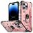 Mobigear Armor Ring iPhone 14 Pro Hülle Hardcase Backcover Stoßfest mit Ringhalter - Roségold