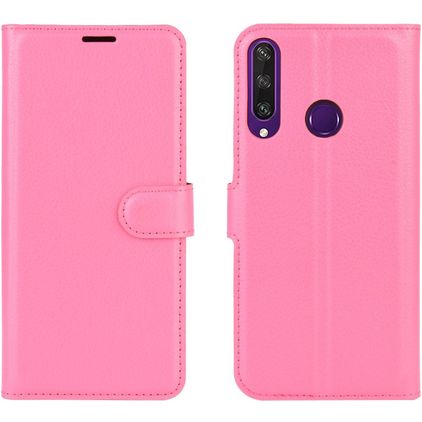 Mobigear Classic Huawei Y6p Klapphülle Portemonnaie - Magenta