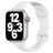 Mobigear Sport Slim Silikon Apple Watch Armband Drückerschließe - 49/46/45/44 mm - Weiß
