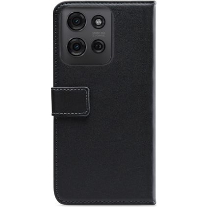 Mobilize Classic Gelly Wallet Motorola Moto G75 Hülle Klapphülle Geldbörse - Schwarz