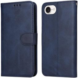 Mobigear Wallet iPhone 16e Hülle Klapphülle Geldbörse - Blau