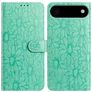 Mobigear Flowers iPhone Air Hülle Klapphülle Geldbörse - Grün