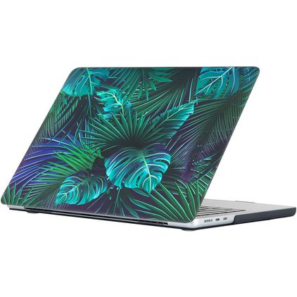 Mobigear Design MacBook Pro 13 Zoll (2016-2023) Hardcase Hülle MacBook Case - Palm Leafs - Model A1706 / A1708 / A1989 / A2159 / A2289 / A2251 / A2338