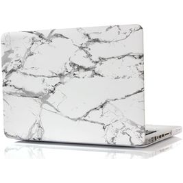 Mobigear Marble MacBook Pro 15 Zoll (2008-2012) Hardcase Hülle MacBook Case - Weiß - Model A1286
