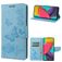 Mobigear Butterfly Samsung Galaxy M53 Hülle Klapphülle Geldbörse - Blau