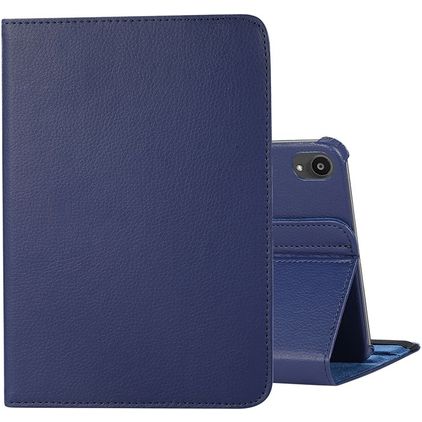 Mobigear DuoStand iPad Mini 7 (2024) Hülle Drehbare Klapphülle - Blau