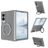 Mobigear 360 Rotating Ring Samsung Galaxy Z Fold 8 MagSafe Hülle Hardcase Backcover mit Ringhalter - Grau