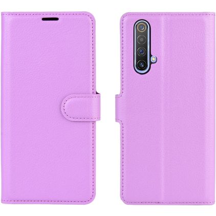Mobigear Classic Realme X50 Hülle Klapphülle Geldbörse - Lila