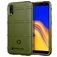 Mobigear Rugged Shield Xiaomi Redmi 9A Hülle Flexibles TPU Backcover Stoßfest - Grün