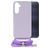 Mobilize Lanyard Gelly Samsung Galaxy A25 Flexibles TPU Handykette - Pastel Purple