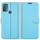 Mobigear Classic Motorola Moto G50 Hülle Klapphülle Geldbörse - Blau