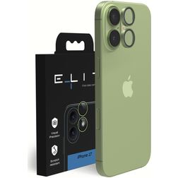 Elite iPhone 17 Panzerglas Gehärtetes Glas Kameralinsen Schutz - Hüllenfreundlich - Grün