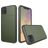 Mobigear Card iPhone 11 Hülle Hardcase Backcover Stoßfest mit Kartenhalter - Armeegrün