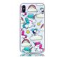 Mobigear Design iPhone XS Max Hülle Flexibles TPU Backcover - Einhorn