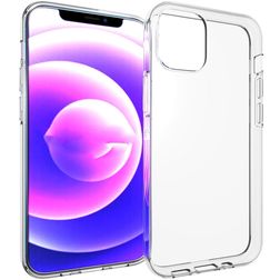 Mobigear Basics Durchsichtig iPhone 13 Mini Hülle Flexibles TPU Backcover - Transparent