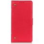 Mobigear Ranch Xiaomi Redmi 9A Hülle Klapphülle Geldbörse - Rot