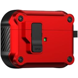 Mobigear Armor Clip Apple AirPods Pro 1 Hardcase Hülle - Rot