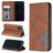Mobigear Rhombus Slim iPhone 11 Hülle Klapphülle - Braun