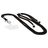 Mobiparts Phonecord Universal-Handykette einstellbar - Schwarz