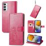 Mobigear Clover Samsung Galaxy M23 Hülle Klapphülle Geldbörse - Magenta